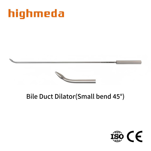 Angled Bile Duct Dilator for Laparoscopic Surgery