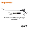 Turnable Curved Dissecting Forceps