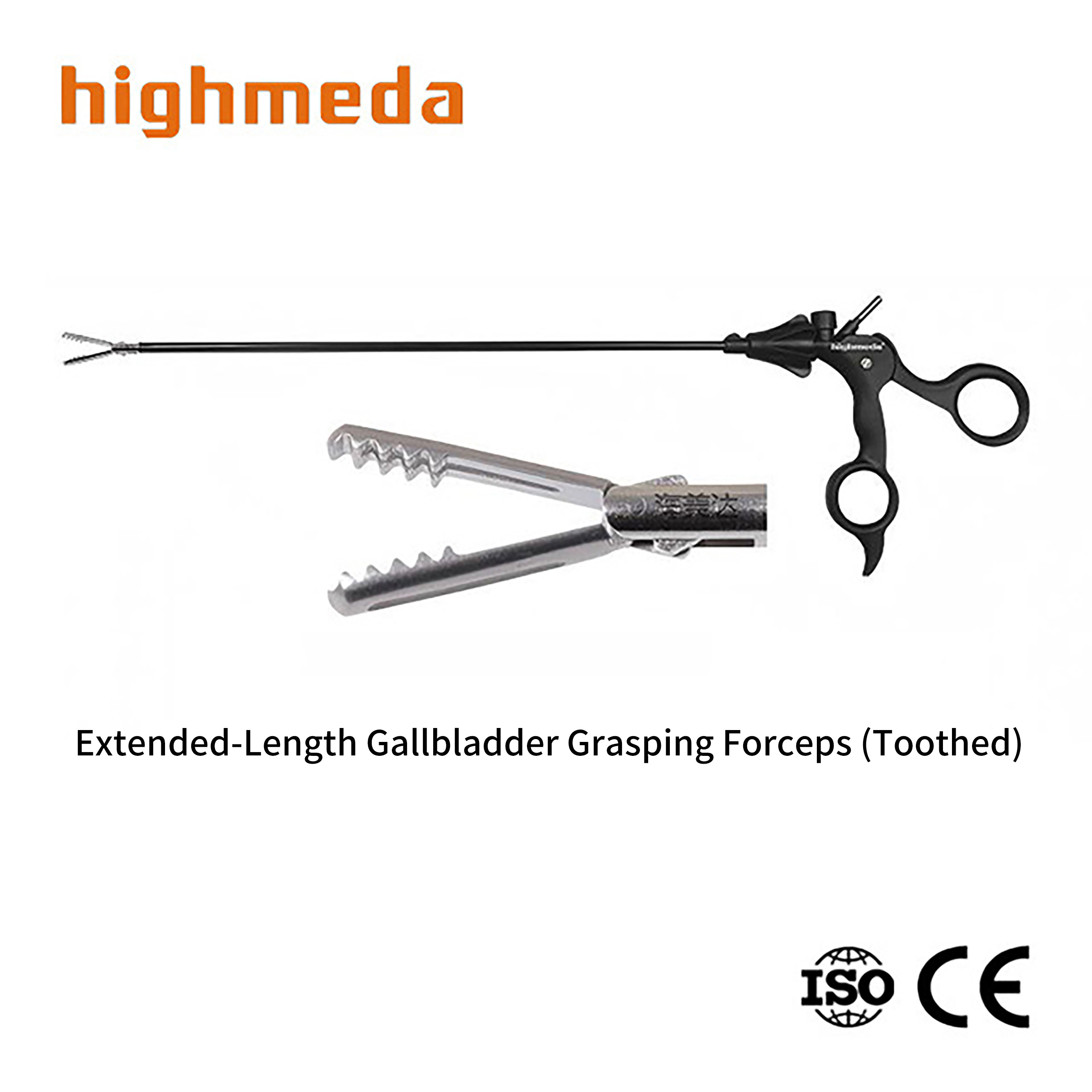 Extended-Length Gallbladder Grasping Forceps