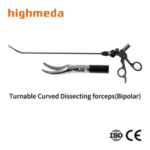 Turnable Curved Dissecting Forceps