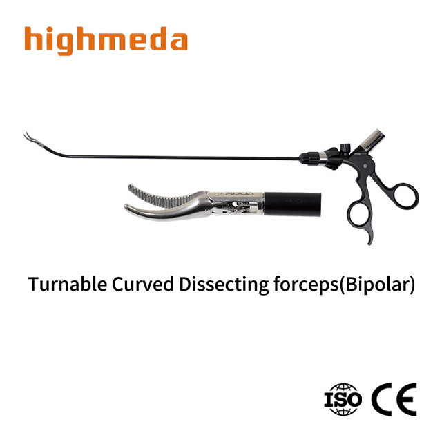 Turnable Curved Dissecting Forceps