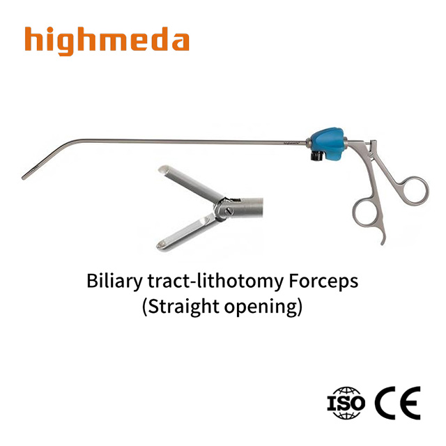 Laparoscopic Lithotomy Forceps for Bile Duct Stone Retrieval